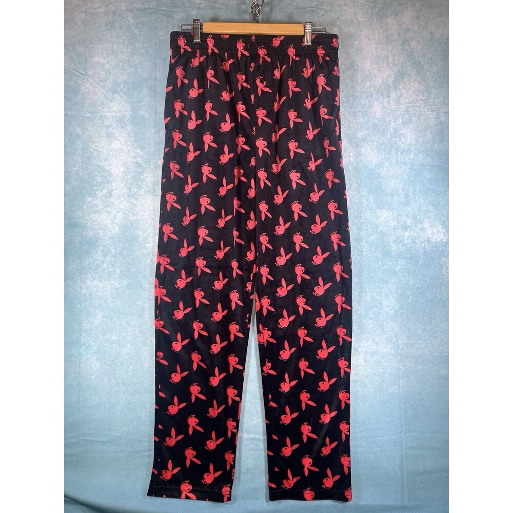 Y2K VTG Vintage Playboy Bunny Head PJ Lounge Pants Playboy Medium Unisex